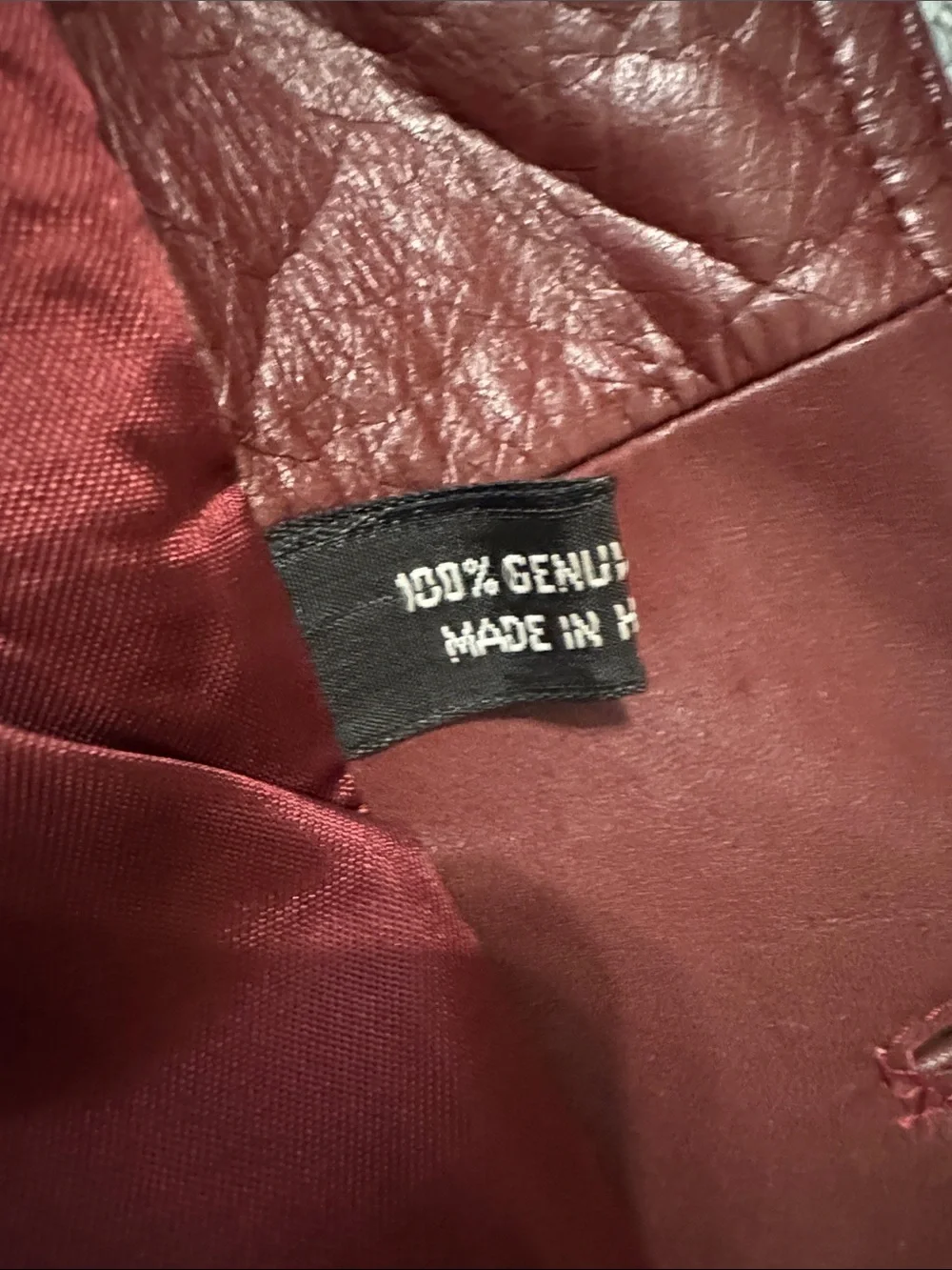 Vintage 70s Penthouse Oxblood Genuine Leather Blazer Jacket Unisex 42